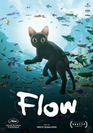 ดูหนังออนไลน์ Flow (2024) ผจญภัยน้ำท่วมโลก